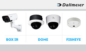 Dallmeier camera series 5000: Box IR, Dome, Fisheye