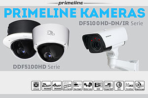 Videoüberwachungkamera: Primeline DDF5100HD, Tag- und Nachtbetrieb