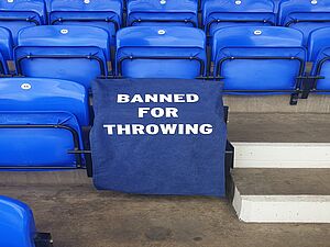 restricted seat stadium vandalism