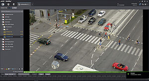 Screenshot Verkehrsverstoß Video Management Software