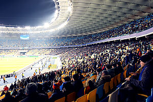 Stadion Tribünenbereich