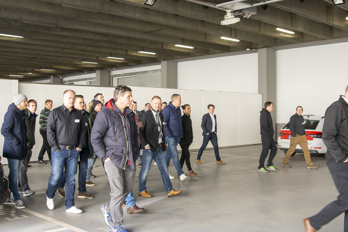Dallmeier Partner Days February 2023 - guided tour outside