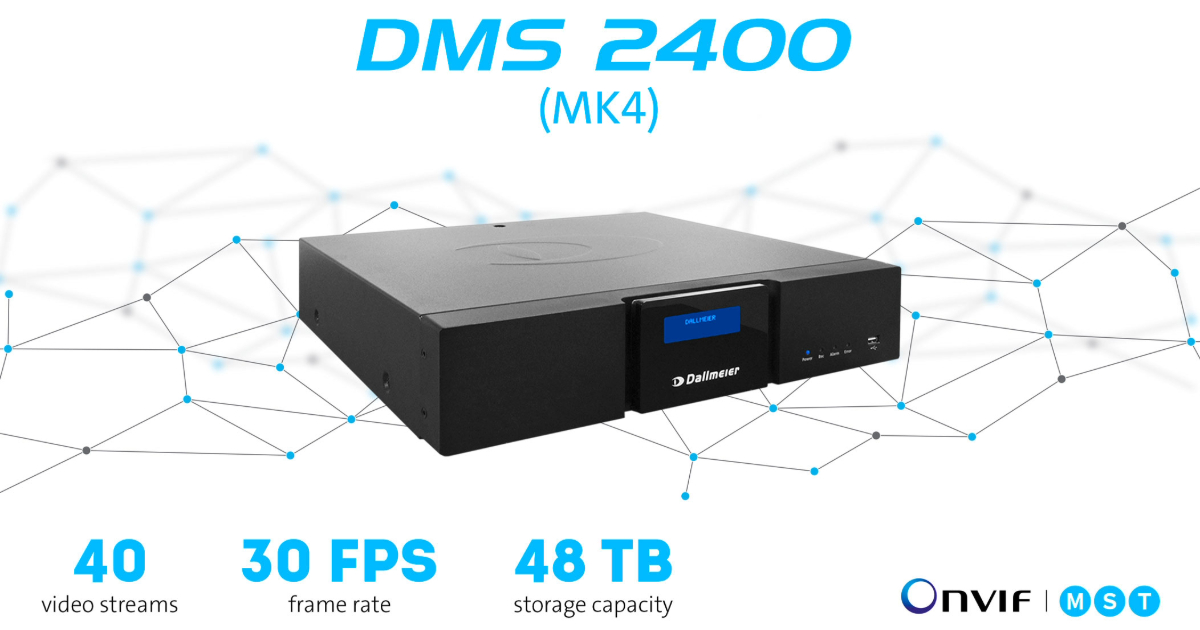 DMS 2400 (MK4) with significantly increased recording capacity