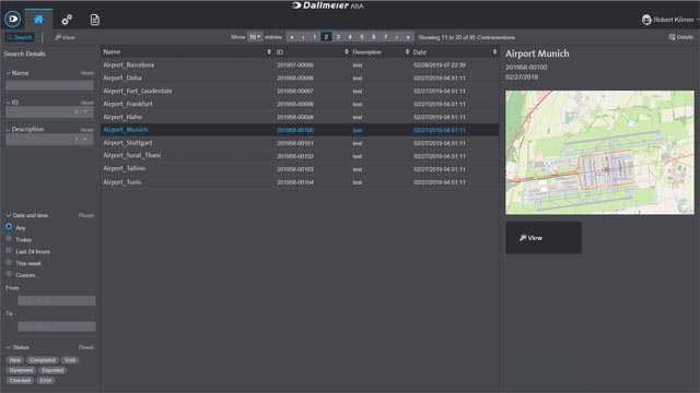 Video surveillance overview airport