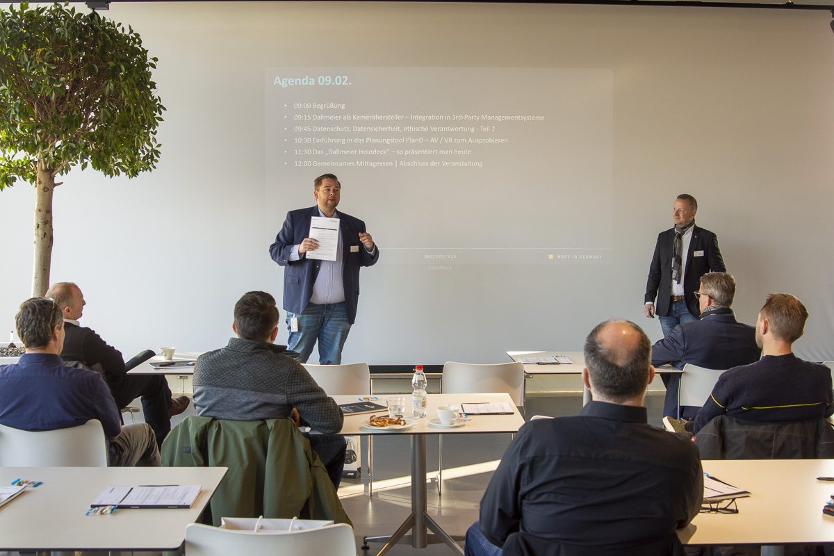 Dallmeier Partner Days February 2023 - Christoph Haack and Christian Linthaler