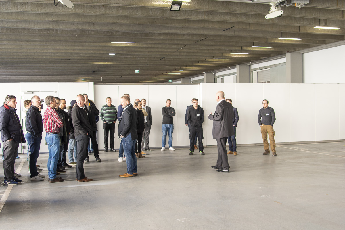 Dallmeier Partner Days February 2023 - guided tour outside