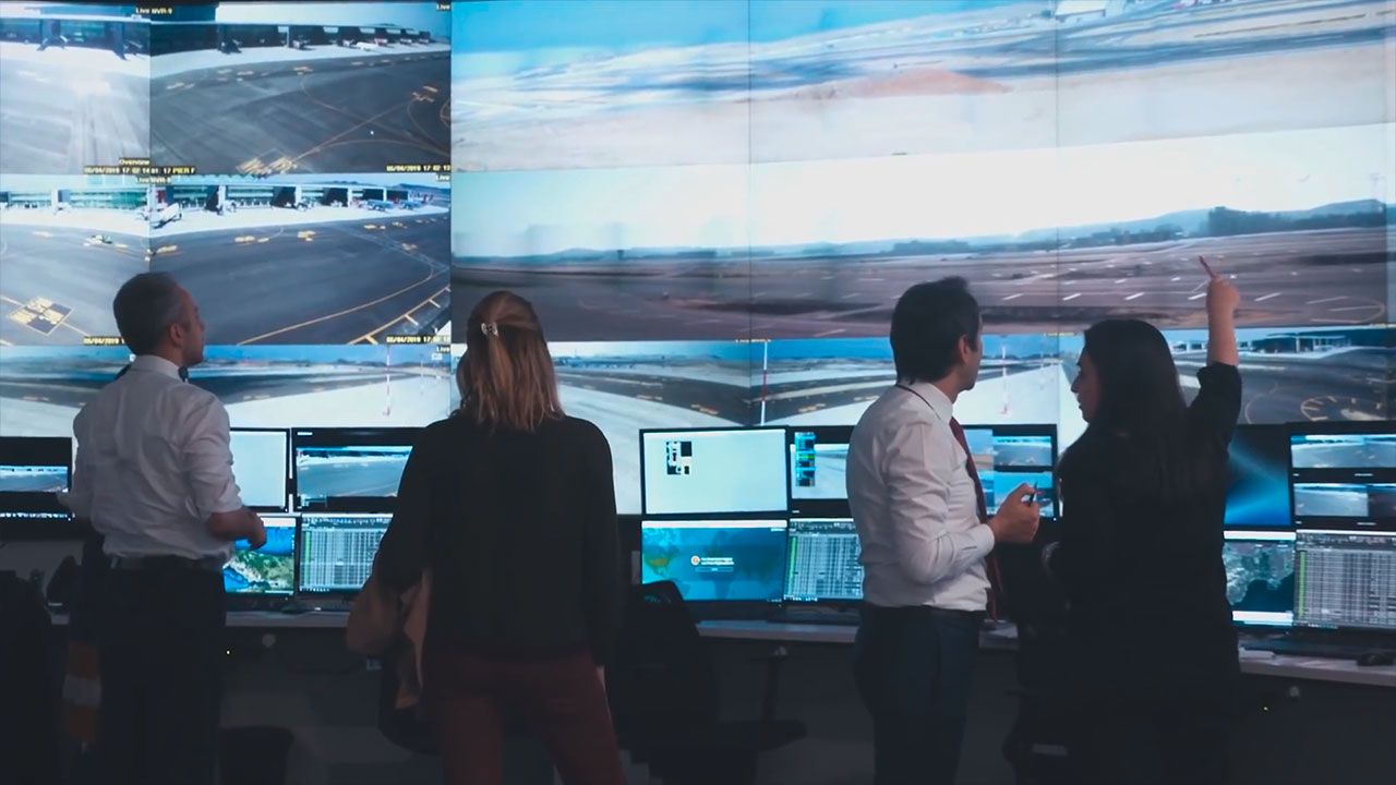 Istanbul Airport Virtual Tower von Dallmeier